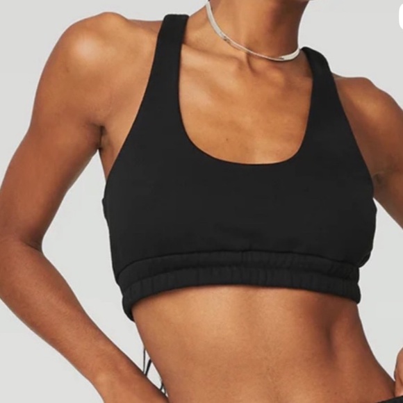 ALO Yoga Tops - Alo Yoga Accolade Scoop Neck Sweatshirt Bra